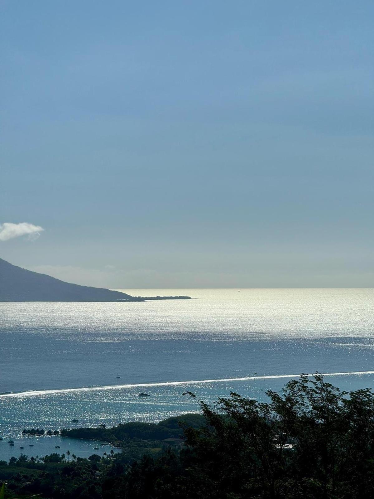 Logement Cosy Avec Piscine Et Vue Tahiti Punaauia Esterno foto